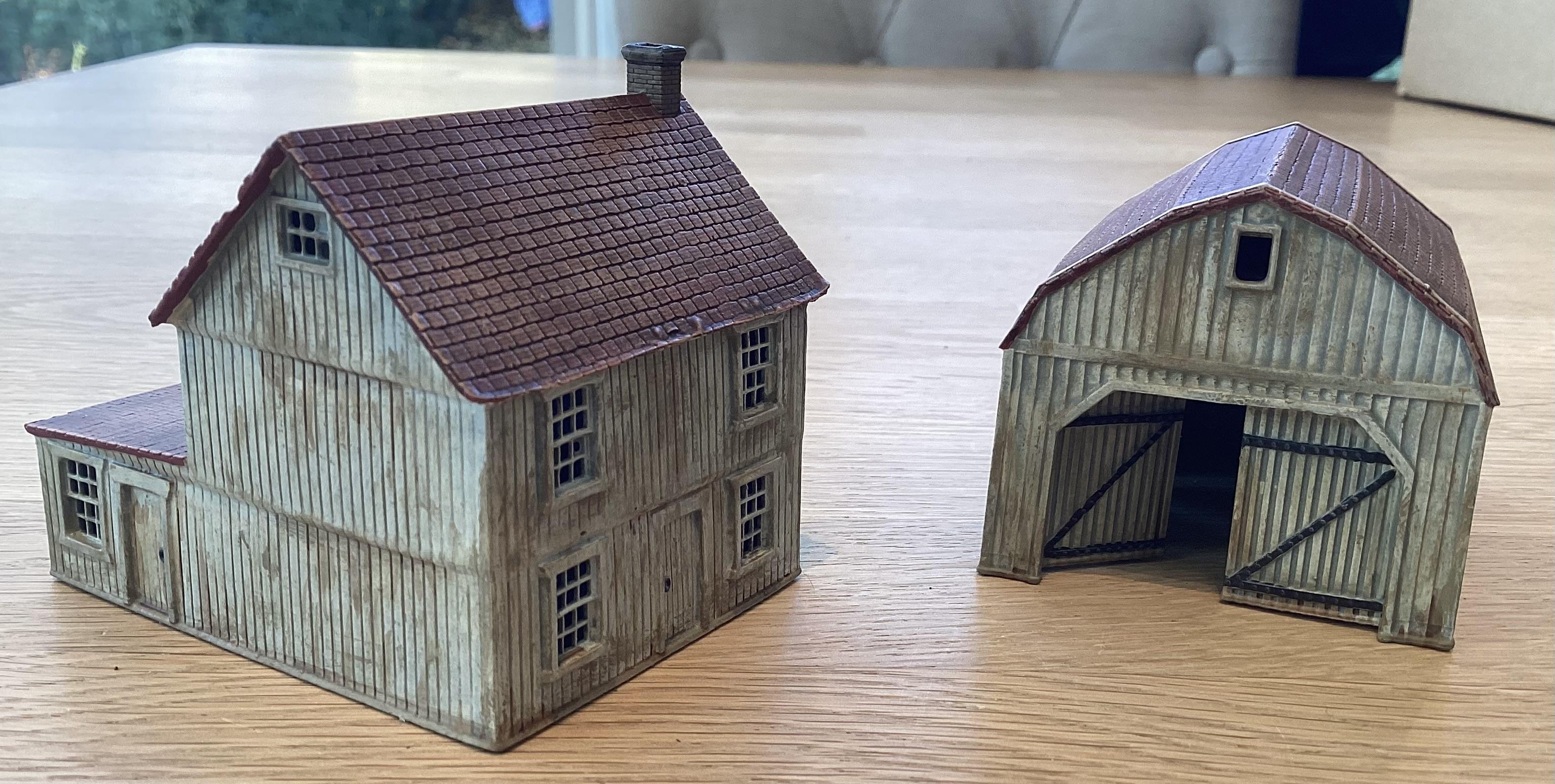 Customer-painted Snyder Farmhouse at Gettysburg, second view