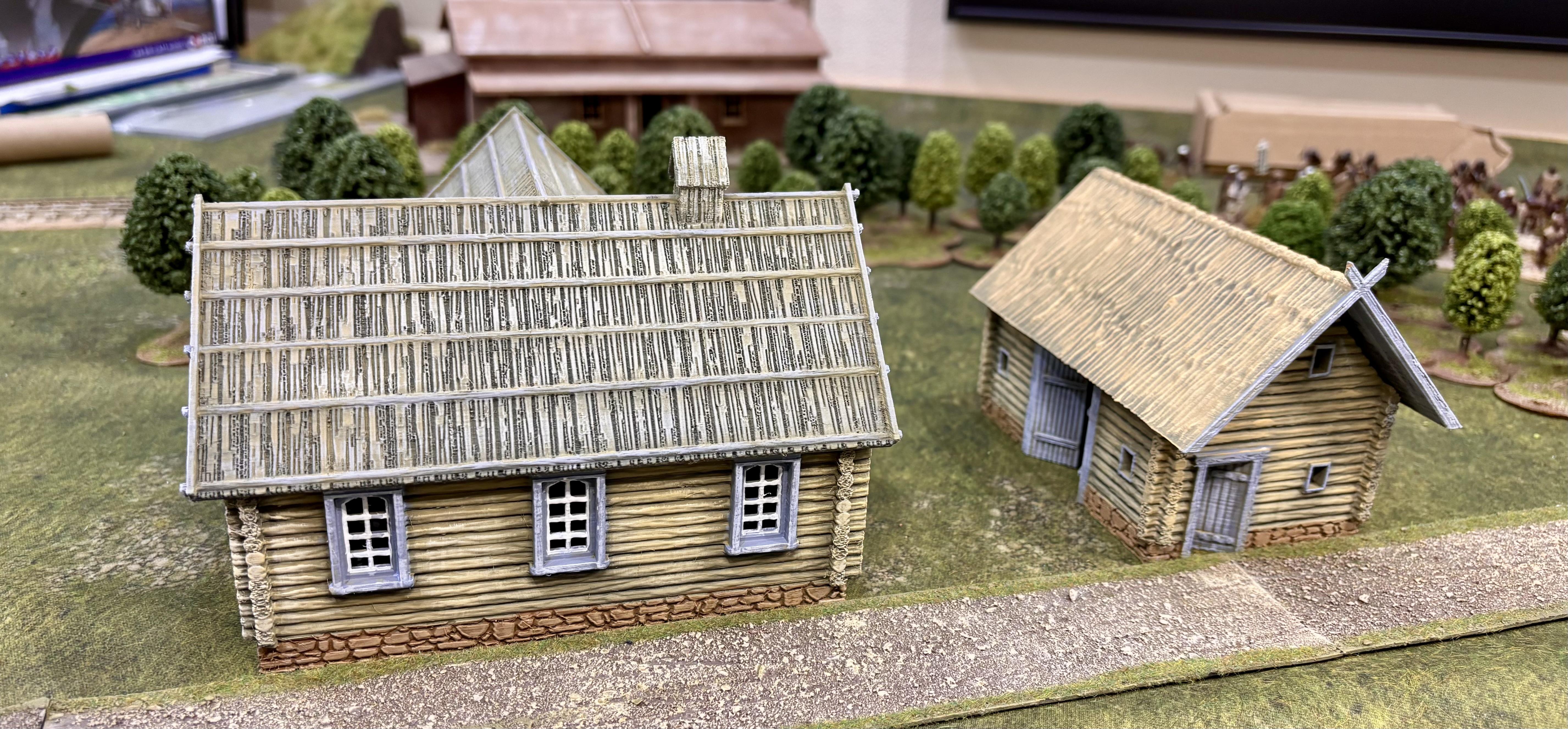 Customer-painted Russian House 2, first view