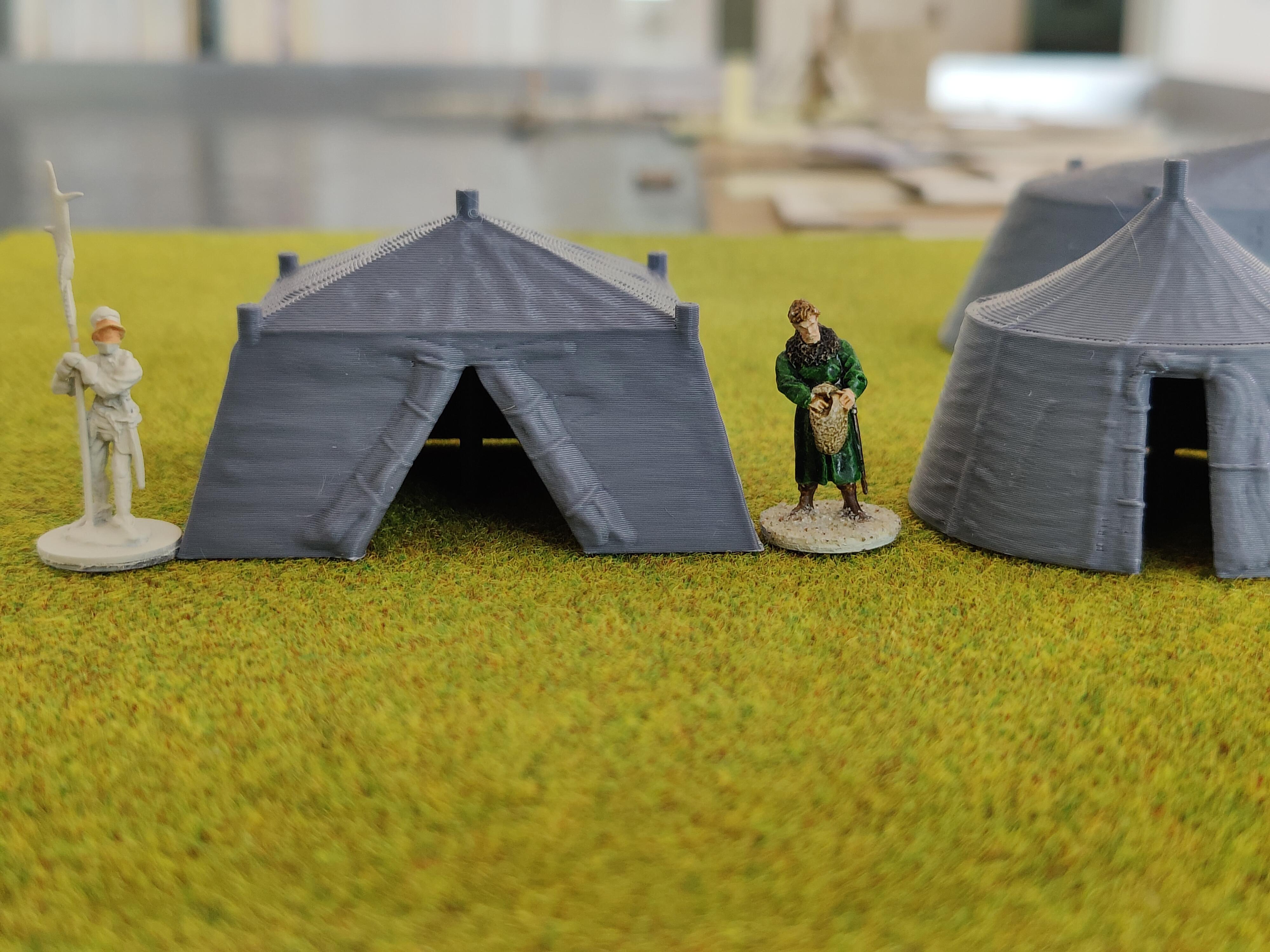Customer-painted Hussite Camp, first view