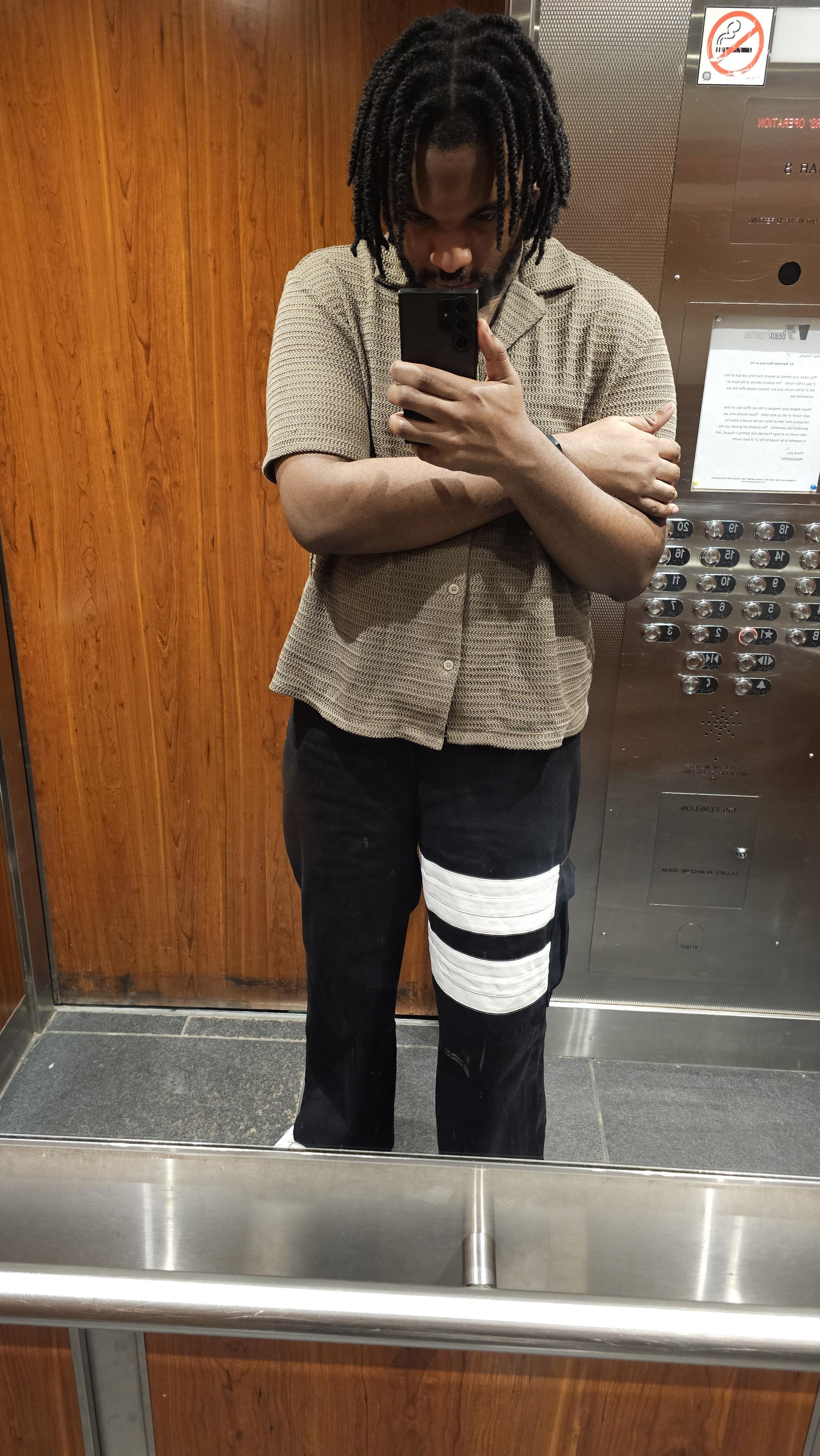 Devonte C. wearing SHINOBI CARGO V2